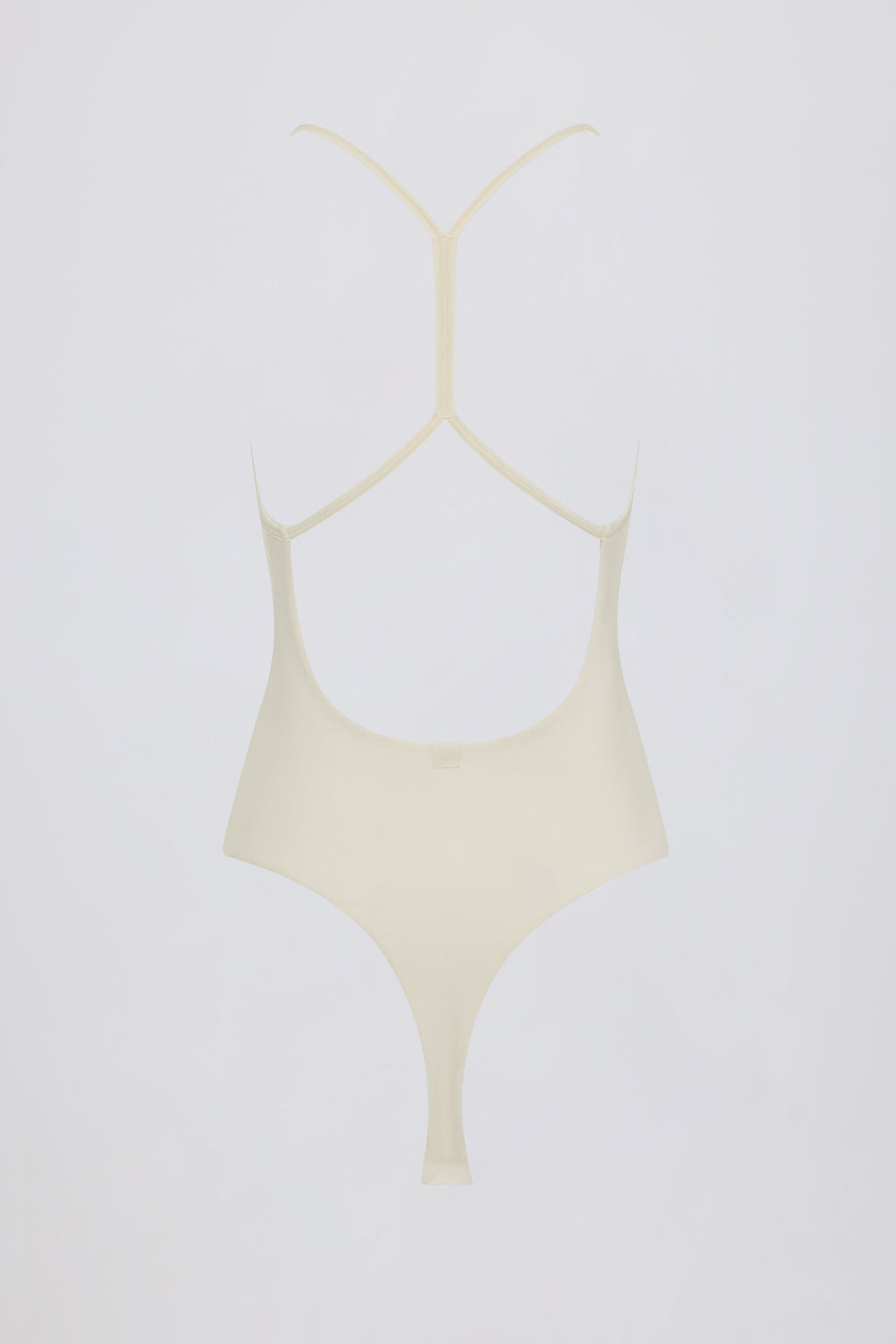 Chic Cut-Out Bodysuit in Oat