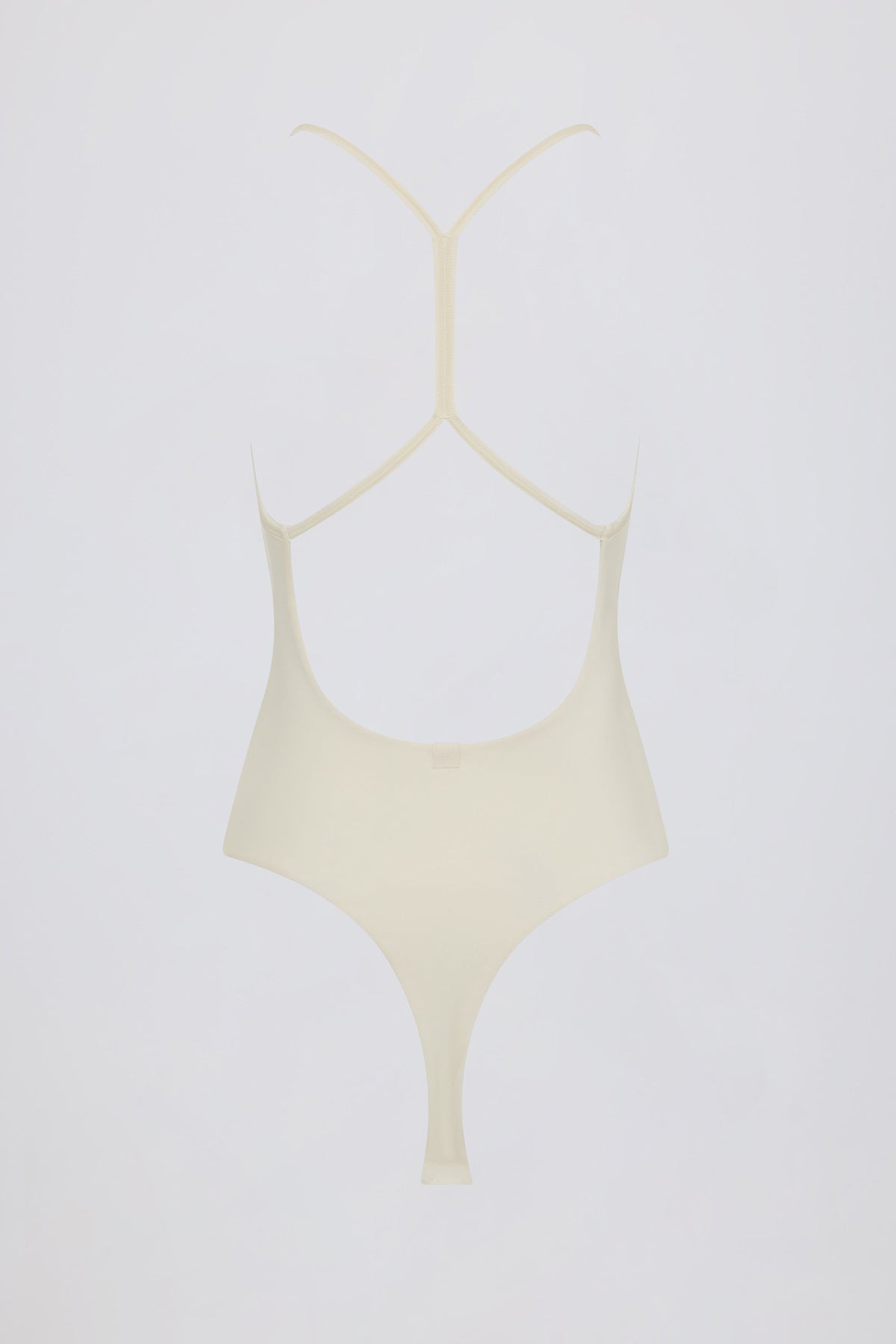 Chic Cut-Out Bodysuit in Oat
