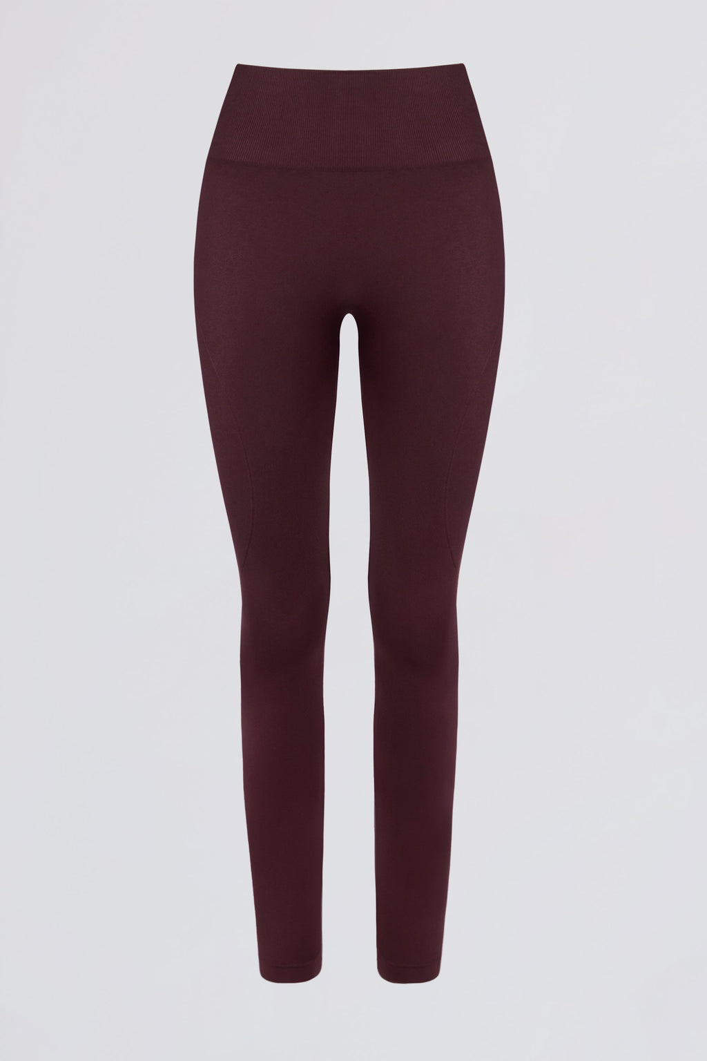 Chic Super Sculpt Seamless High-Waist Leggings in Burgundy