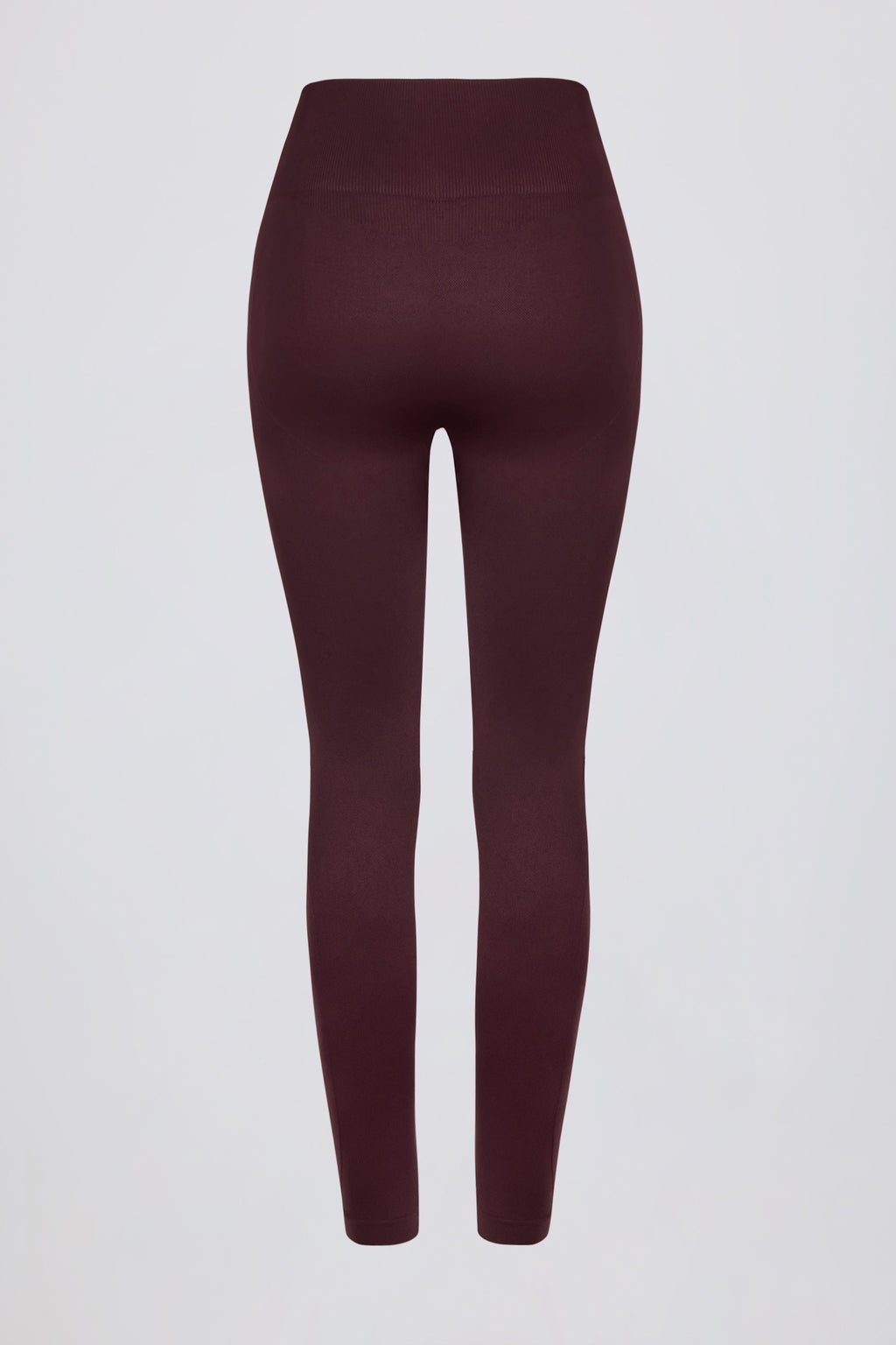 Chic Super Sculpt Seamless High-Waist Leggings in Burgundy