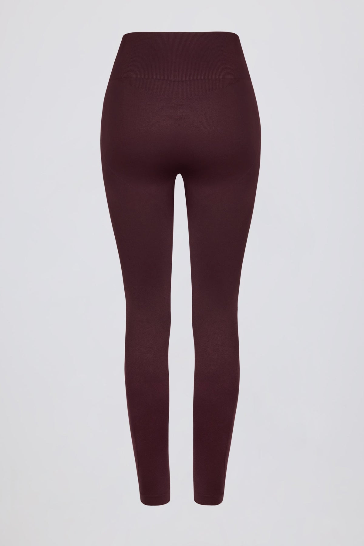 Chic Super Sculpt Seamless High-Waist Leggings in Burgundy