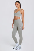 Chic Super Sculpt Seamless High-Waist Leggings in Grey Marl