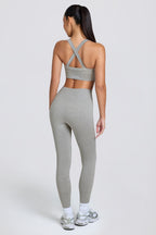 Chic Super Sculpt Seamless High-Waist Leggings in Grey Marl