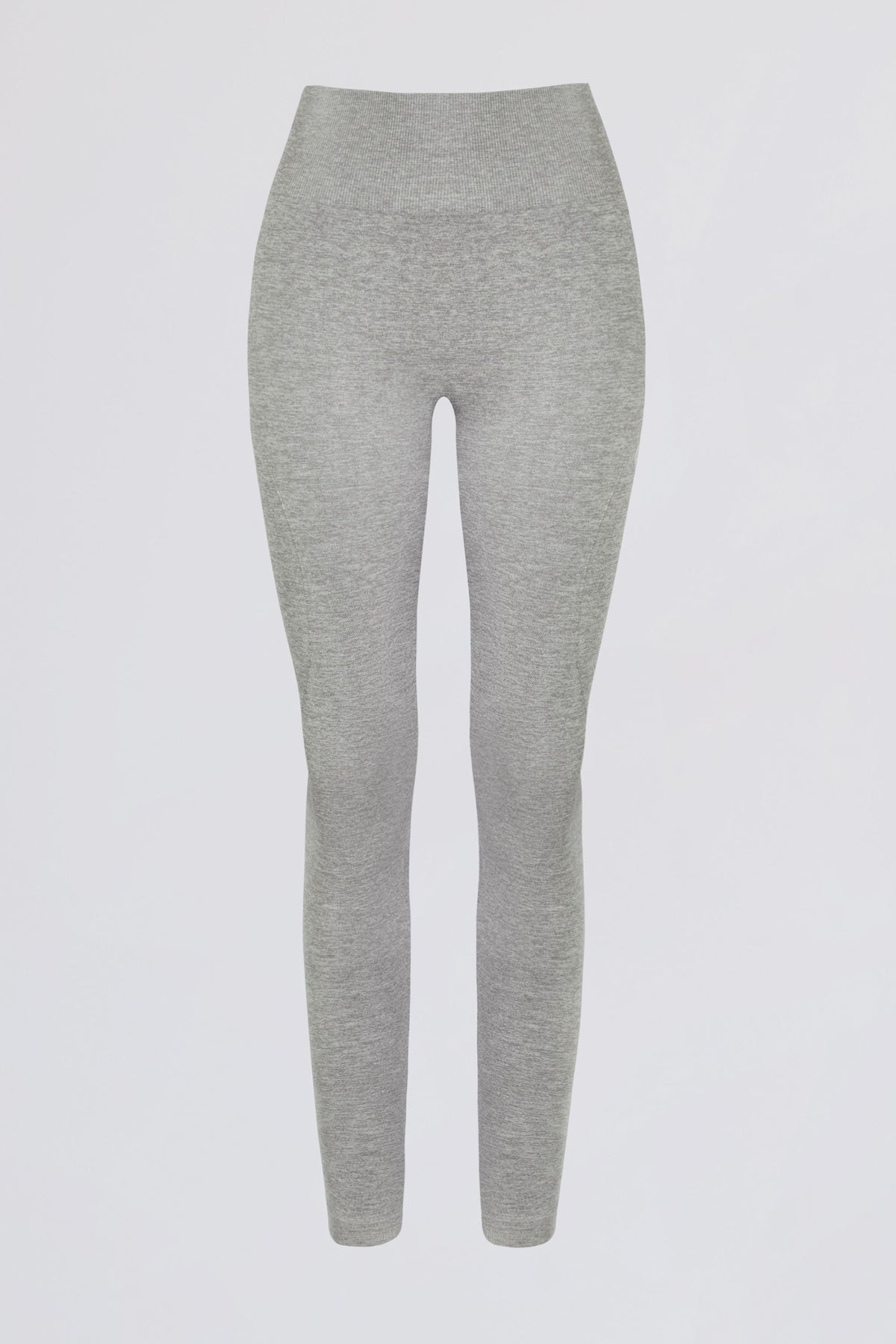 Chic Super Sculpt Seamless High-Waist Leggings in Grey Marl
