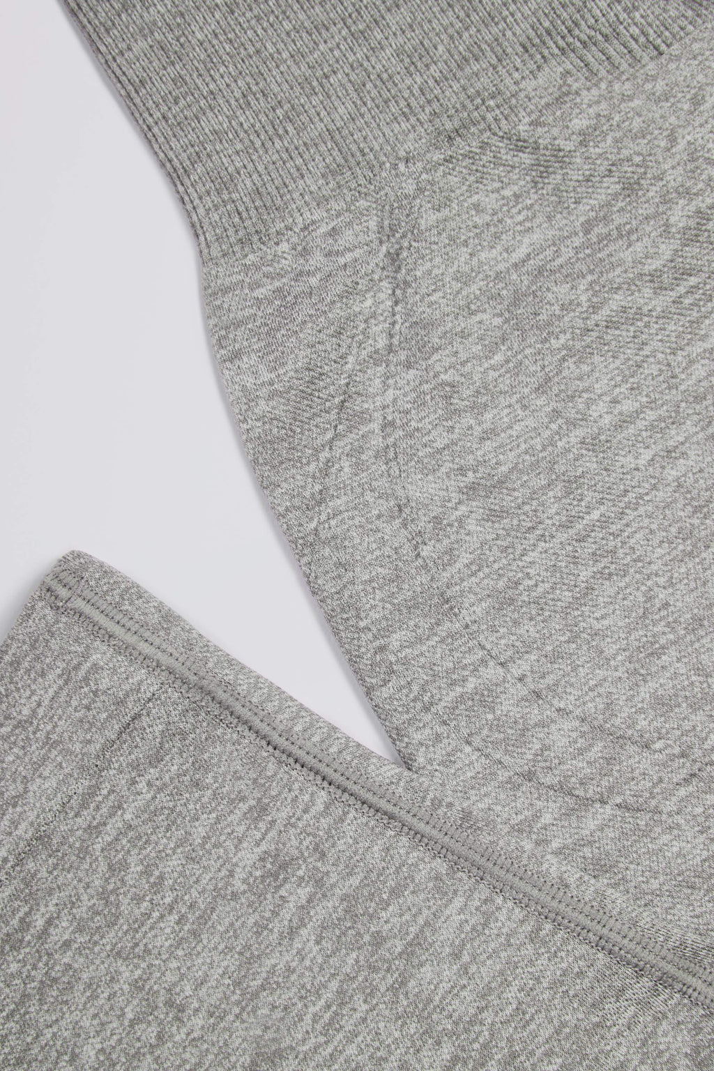 Chic Super Sculpt Seamless High-Waist Leggings in Grey Marl