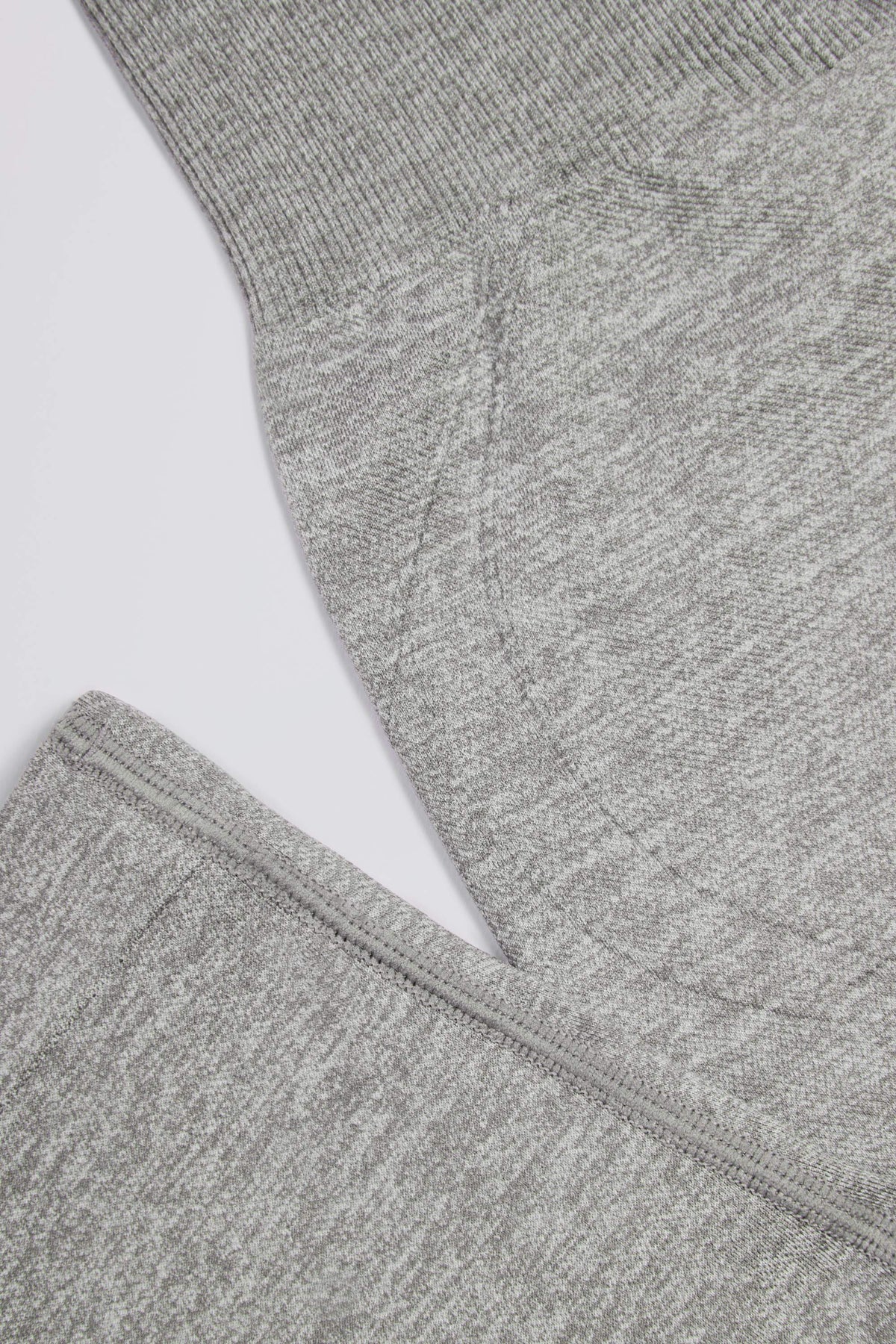 Chic Super Sculpt Seamless High-Waist Leggings in Grey Marl