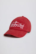 Chic Baseball Camp in Dark Red