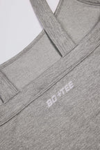 Chic Super Sculpt Seamless Longline Camisole Top in Grey Marl