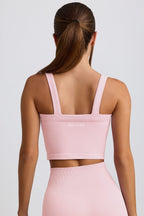 Chic Super Sculpt Seamless Longline Camisole Top in Soft Pink