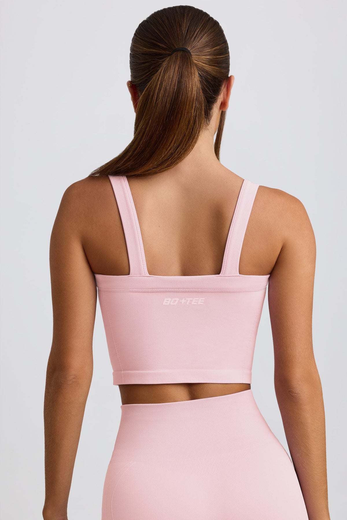 Chic Super Sculpt Seamless Longline Camisole Top in Soft Pink