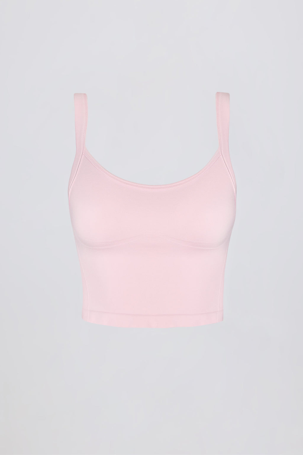 Chic Super Sculpt Seamless Longline Camisole Top in Soft Pink