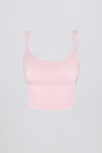 Chic Super Sculpt Seamless Longline Camisole Top in Soft Pink