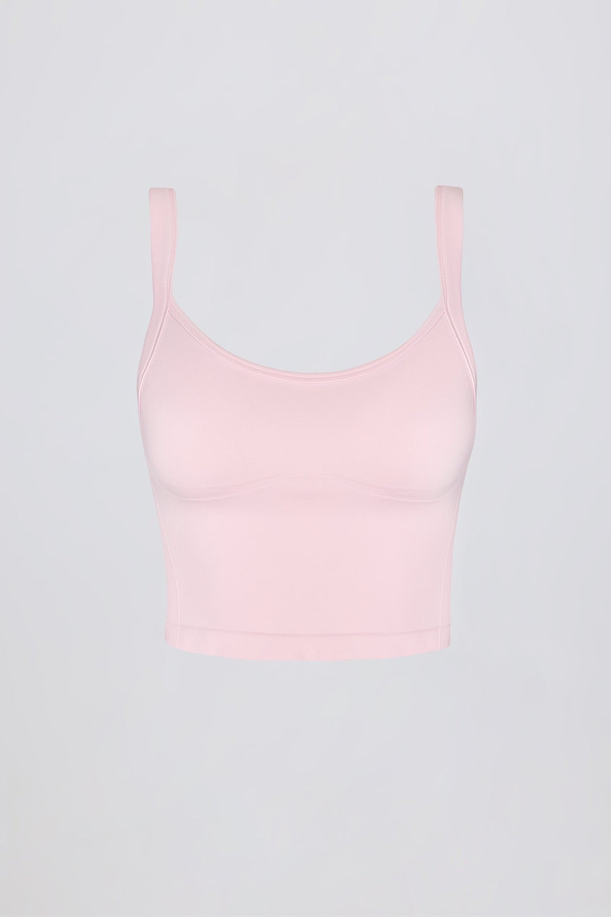 Chic Super Sculpt Seamless Longline Camisole Top in Soft Pink