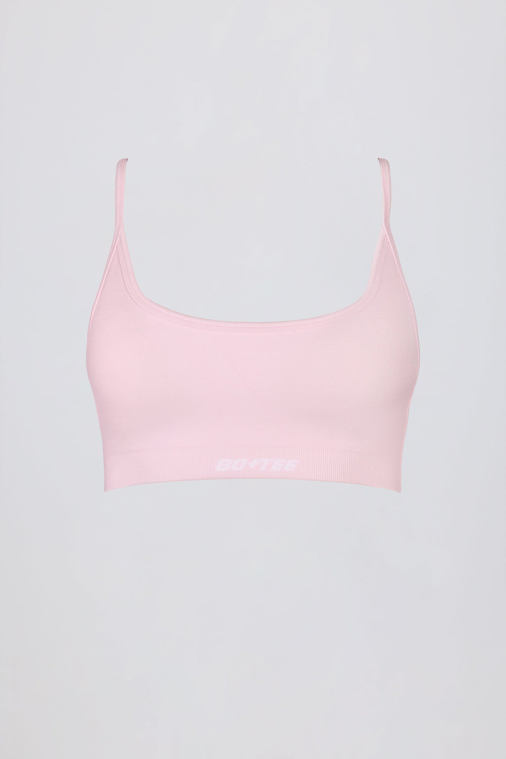 Chic Super Sculpt Seamless Backless Sports Bra in Powder Pink