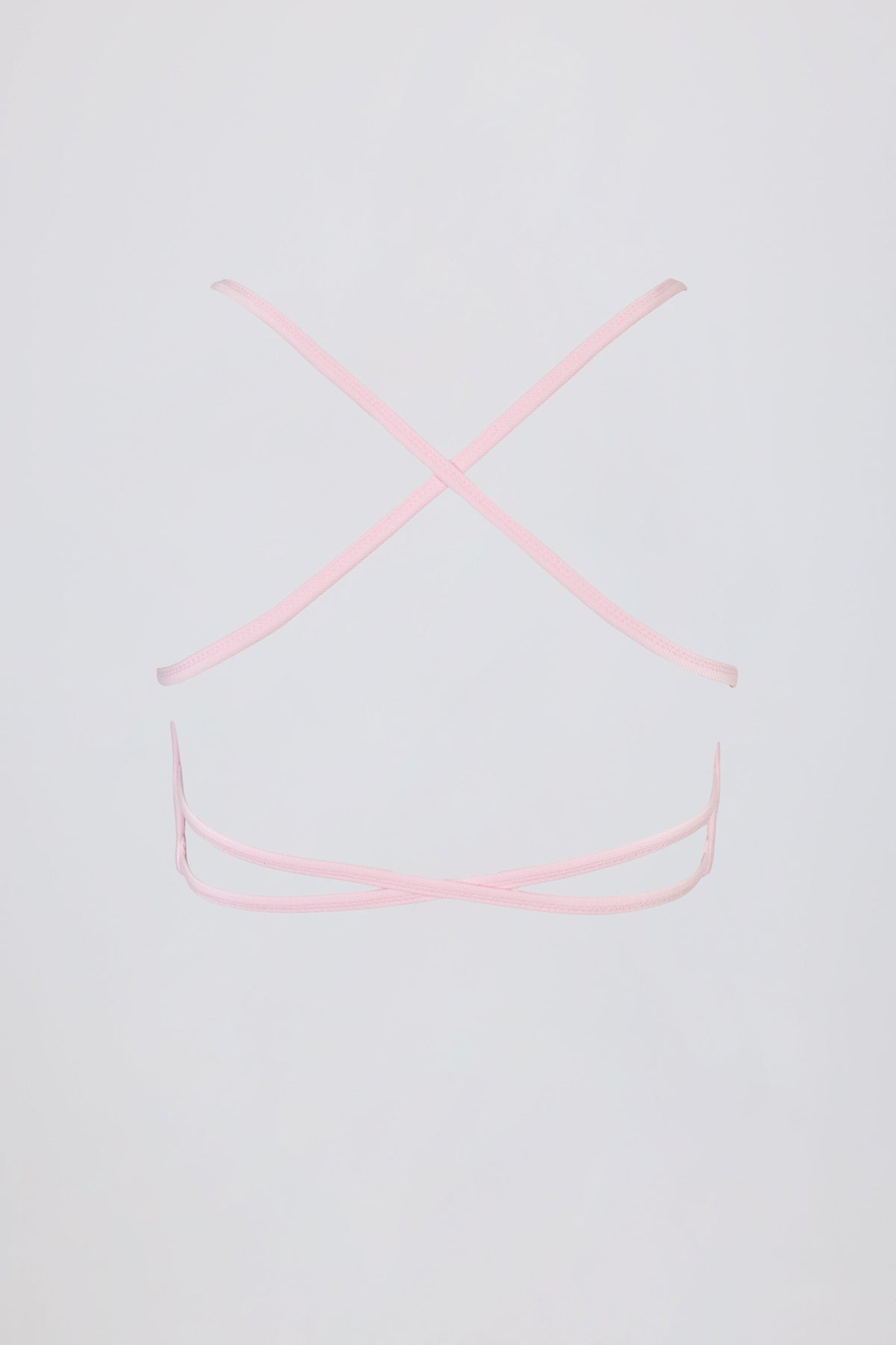 Chic Super Sculpt Seamless Backless Sports Bra in Powder Pink