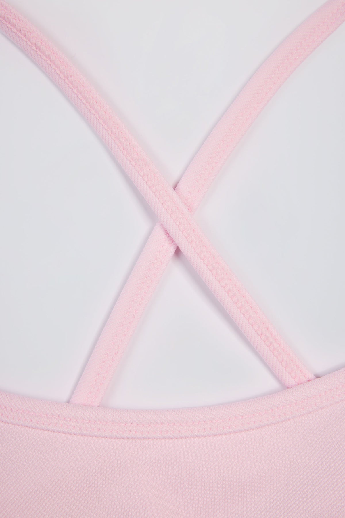 Chic Super Sculpt Seamless Backless Sports Bra in Powder Pink