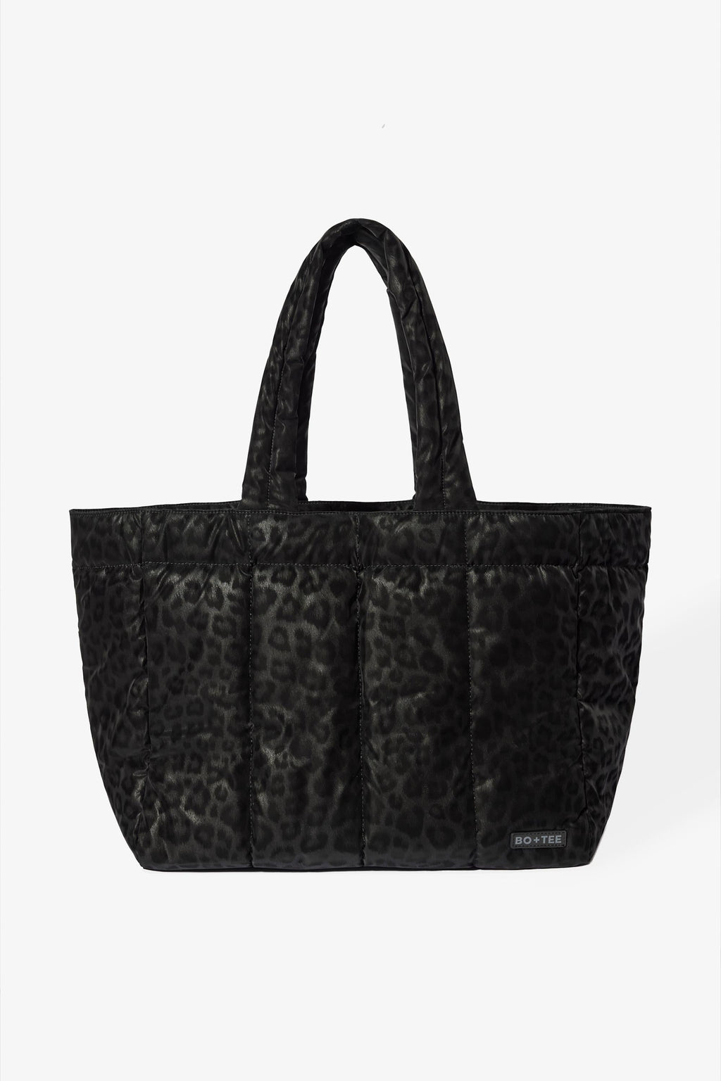 Chic Waterproof Puffer Tote Bag in Black