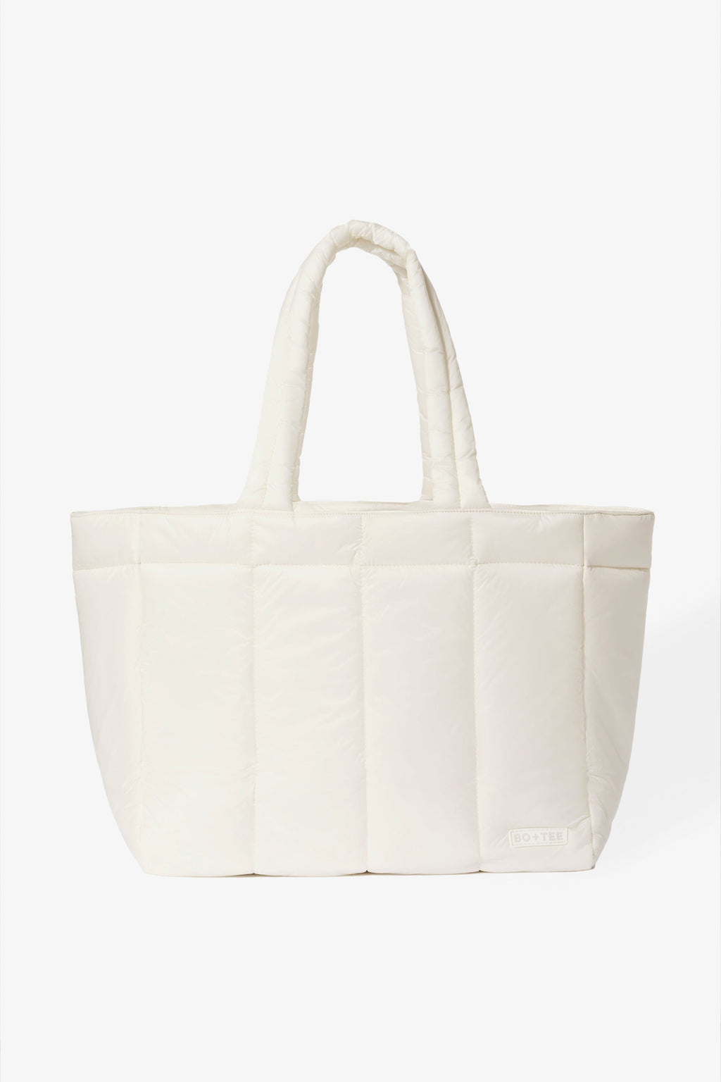 Chic Waterproof Puffer Tote Bag in Ice