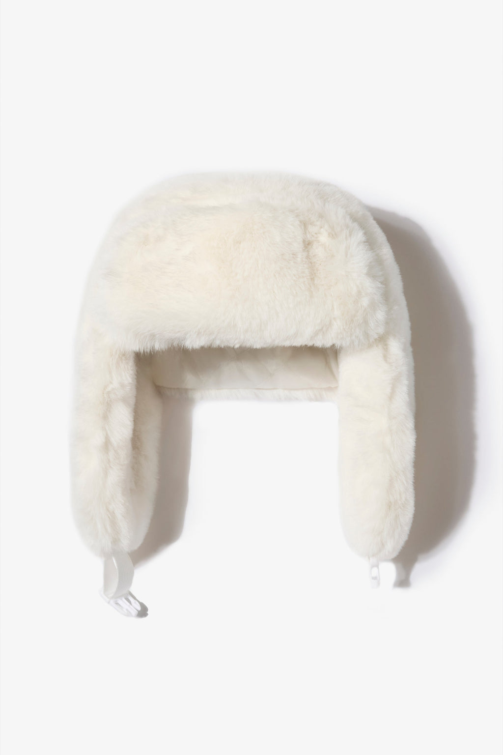 Chic Faux-Fur Trapper Hat in Ice