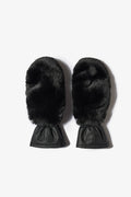 Chic Faux-Fur Gloves in Black