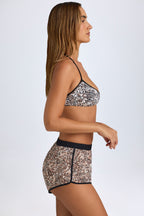 Chic Mini Shorts in Cheetah Print