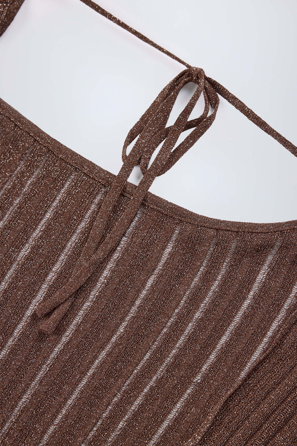 Chic Backless Batwing Mini Dress in Bronze