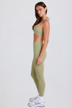 Chic High-Waist Leggings in Matcha