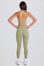Chic High-Waist Leggings in Matcha