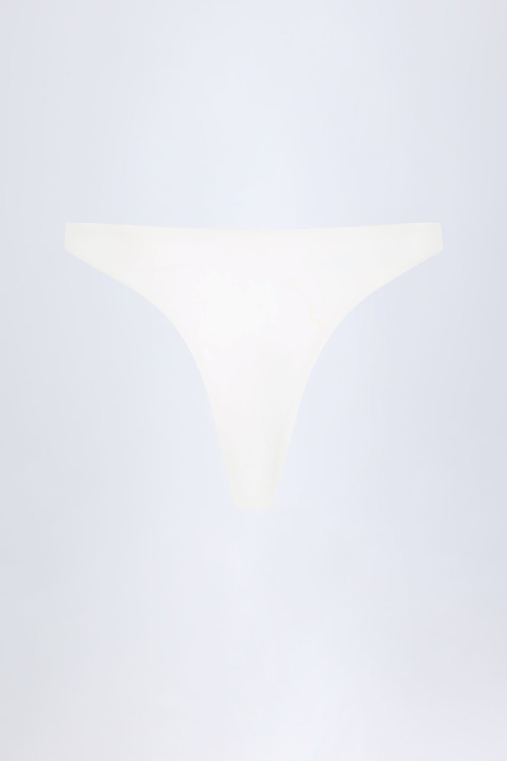 Chic Hardware-Detail Cheeky Bikini Bottoms in White