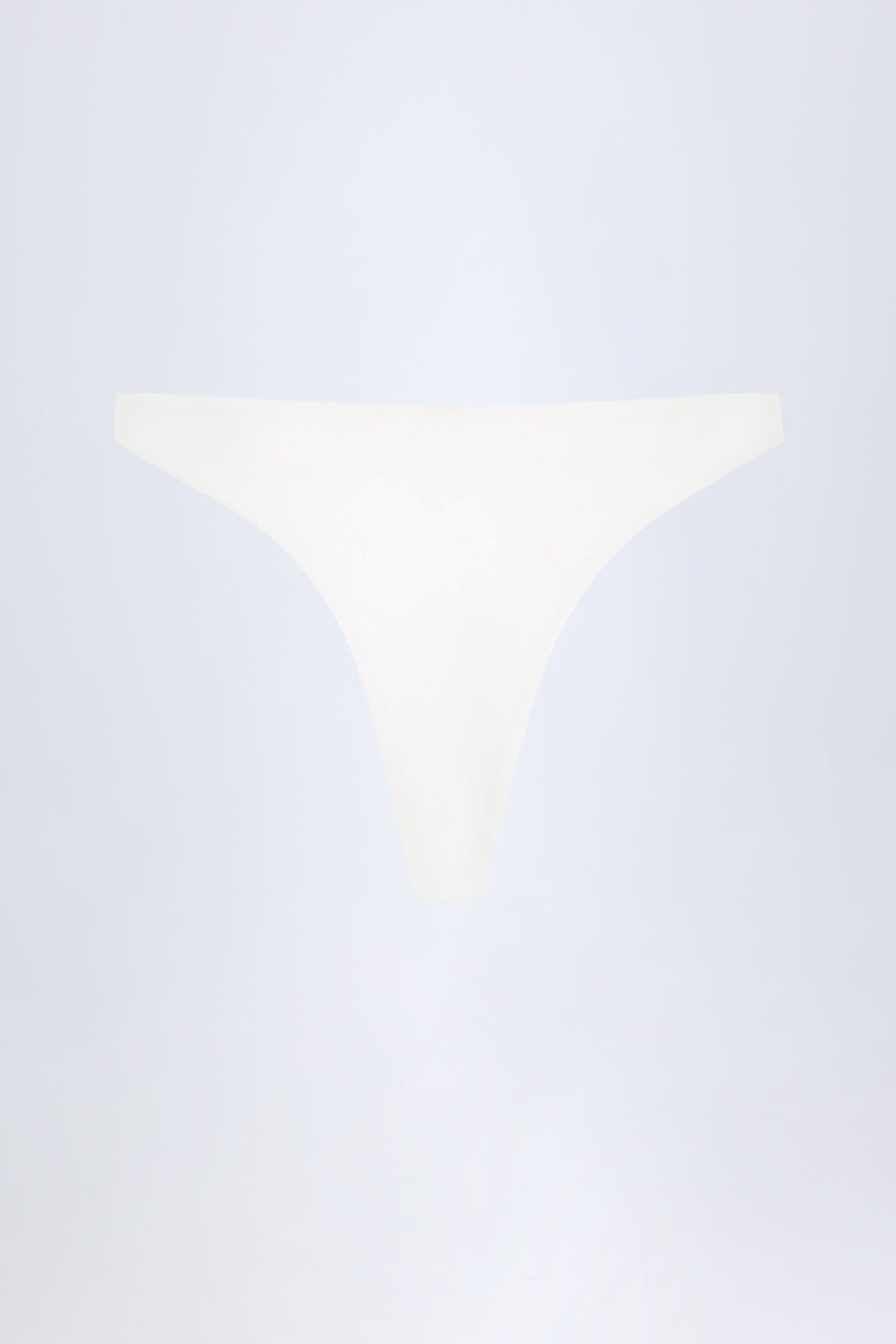 Chic Hardware-Detail Cheeky Bikini Bottoms in White