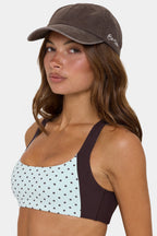 Chic Baseball Cap in Dark Cocoa