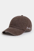 Chic Baseball Cap in Dark Cocoa
