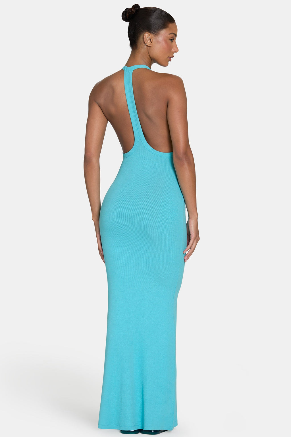 Chic ButterCloud Maxi Dress in Aqua