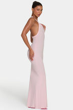 Chic ButterCloud Maxi Dress in Blush