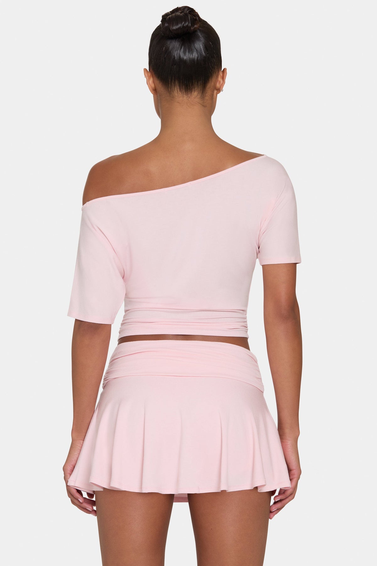 Chic ButterCloud Mini Skort in Blush