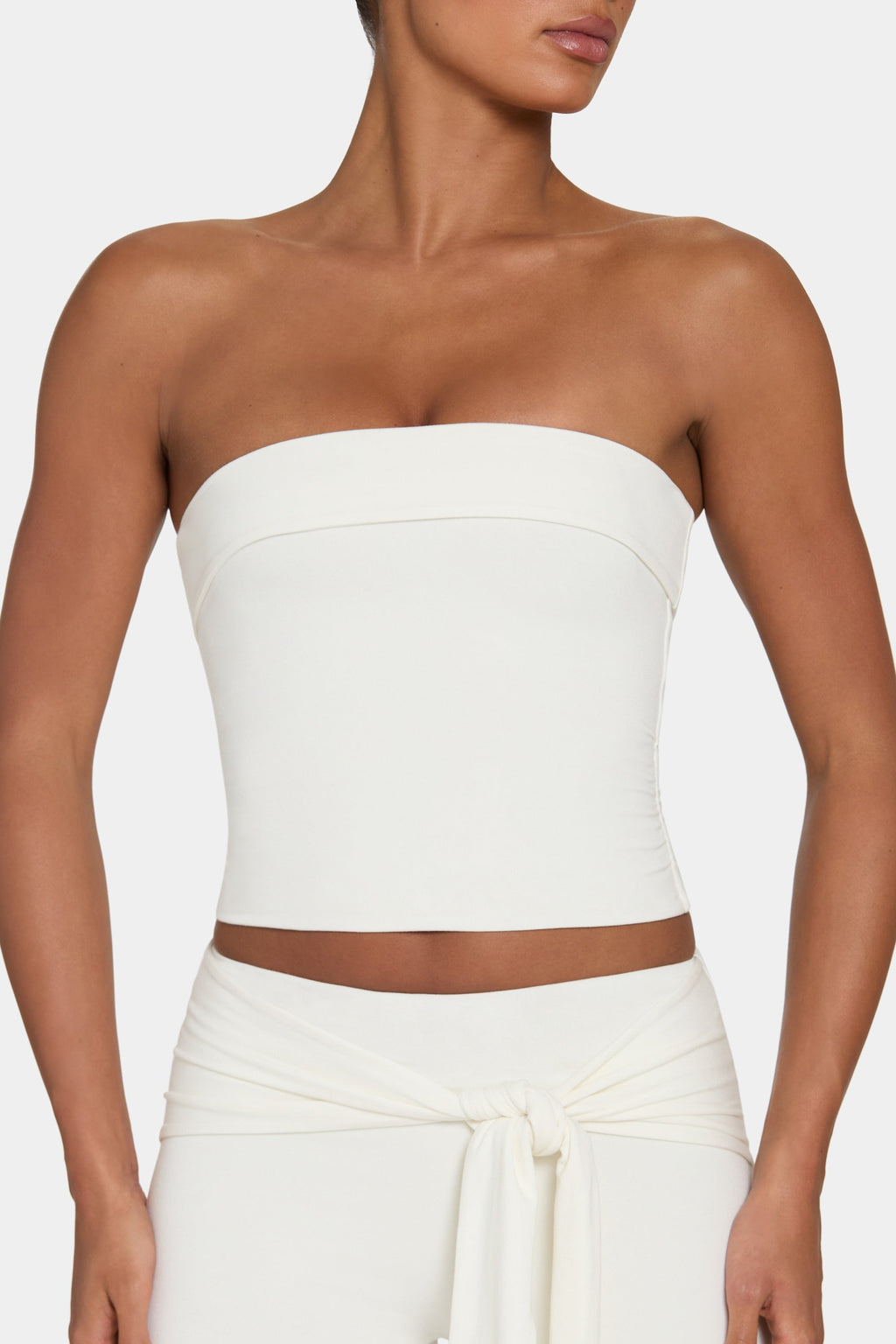 Chic ButterCloud Tube Top in Coconut