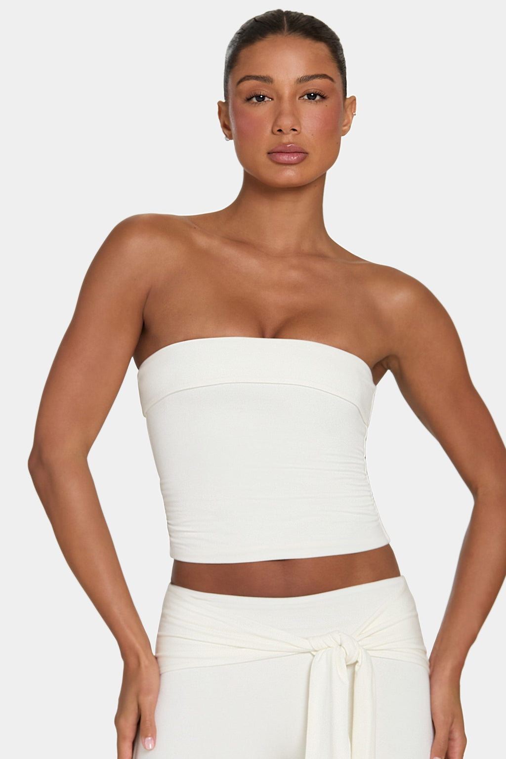 Chic ButterCloud Tube Top in Coconut