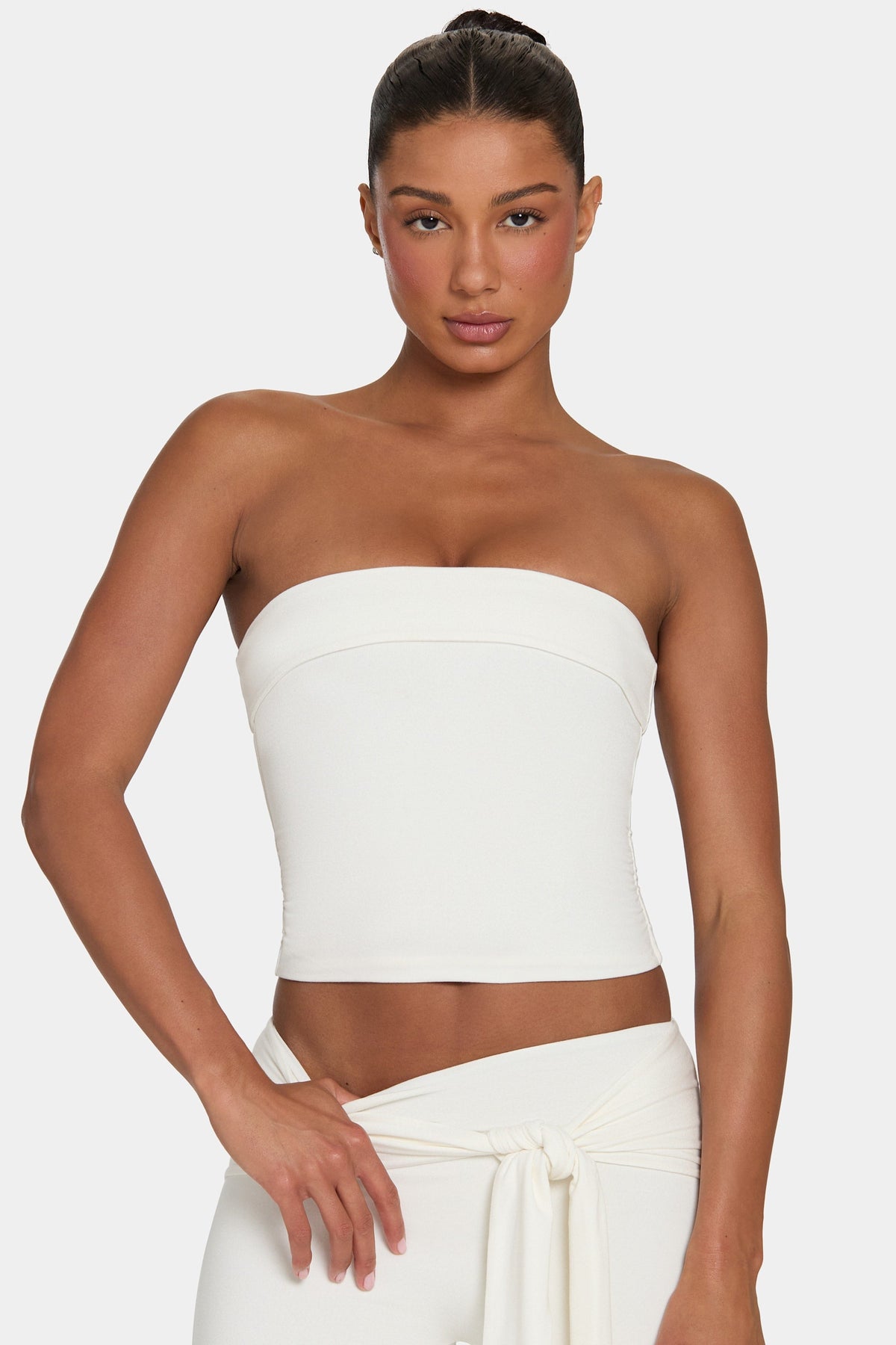 Chic ButterCloud Tube Top in Coconut