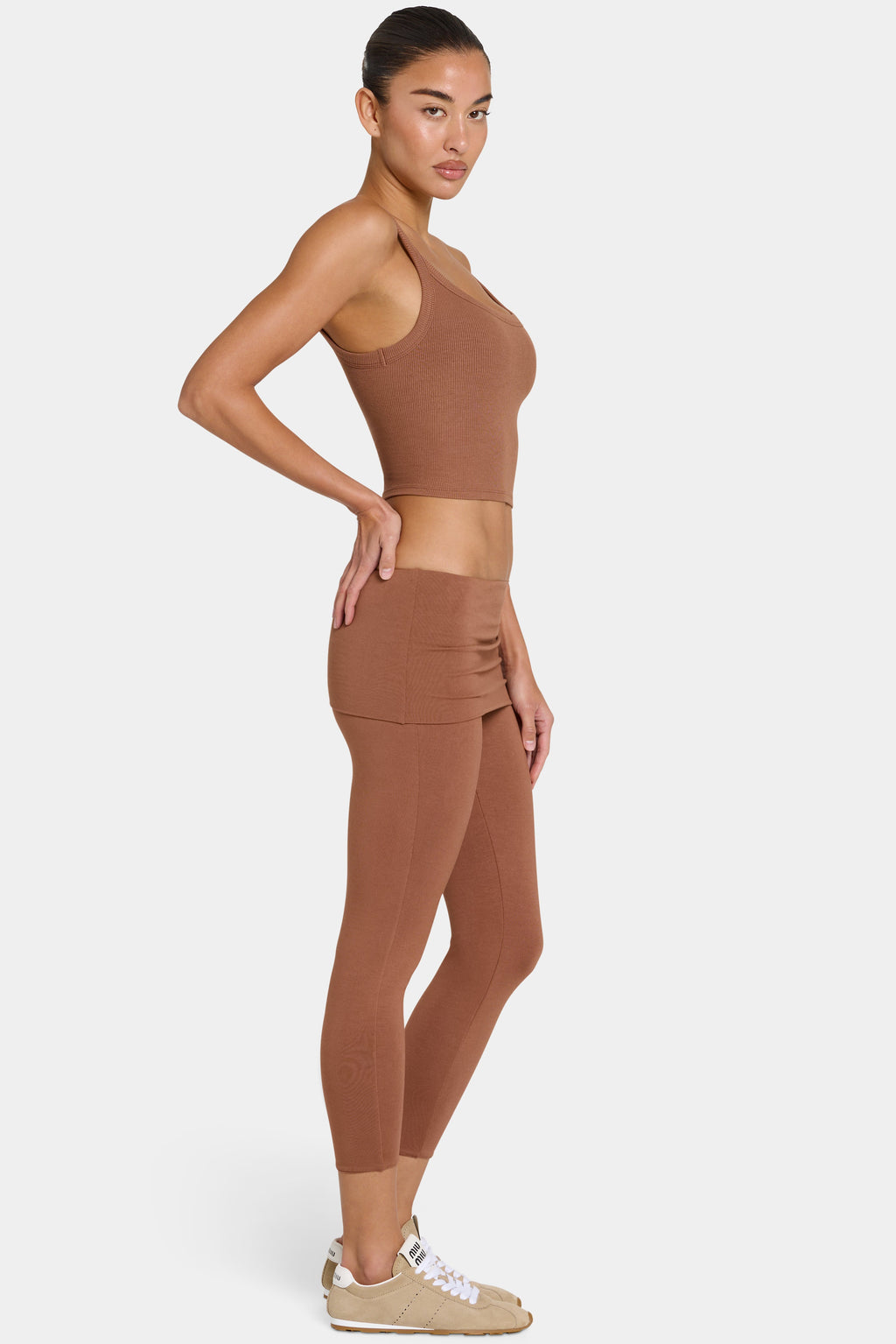 Chic ButterCloud 78 Leggings in Cocoa