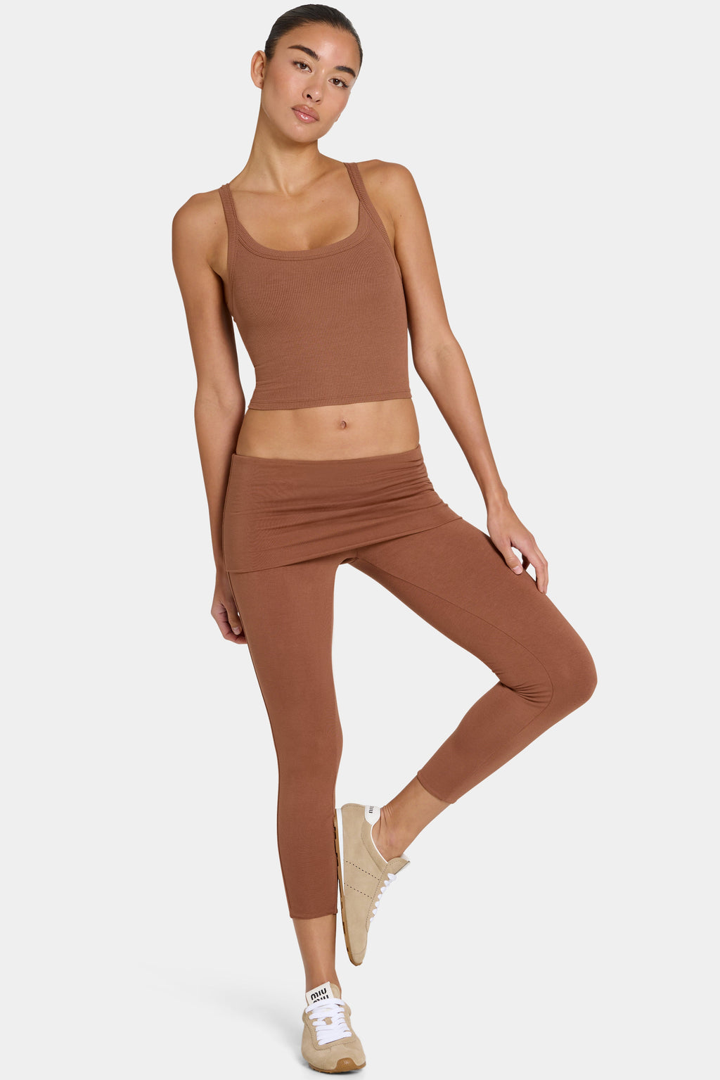 Chic ButterCloud 78 Leggings in Cocoa
