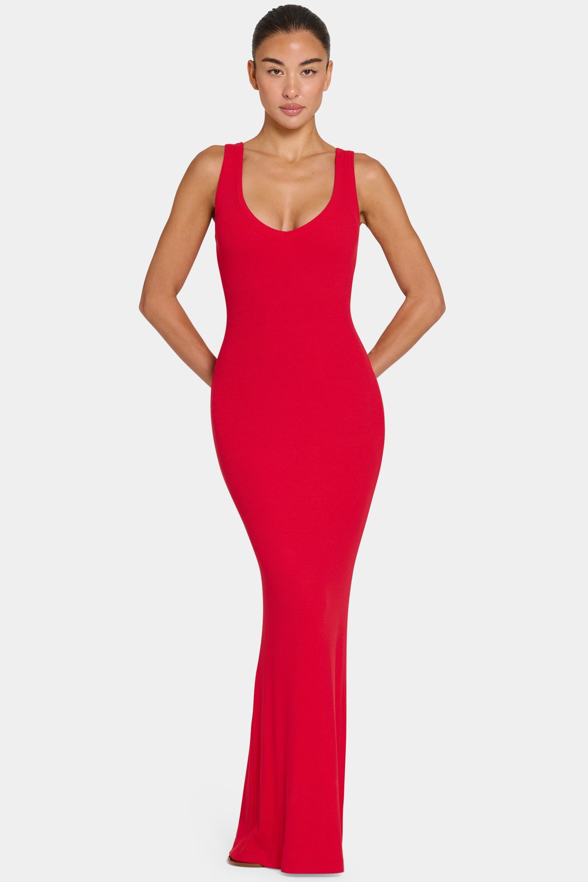 Chic ButterCloud Maxi Dress in Chilli