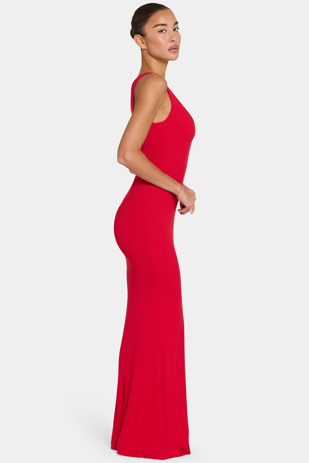 Chic ButterCloud Maxi Dress in Chilli