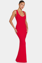 Chic ButterCloud Maxi Dress in Chilli