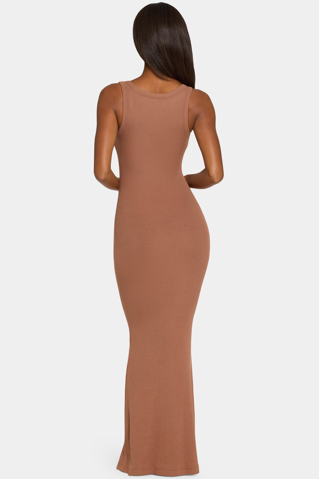 Chic ButterCloud Maxi Dress in Cocoa