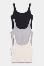Chic ButterCloud Tank Top 3-Pack in Multi