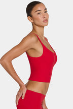 Chic ButterCloud Tank Top in Chilli
