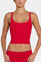 Chic ButterCloud Tank Top in Chilli