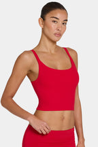 Chic ButterCloud Tank Top in Chilli