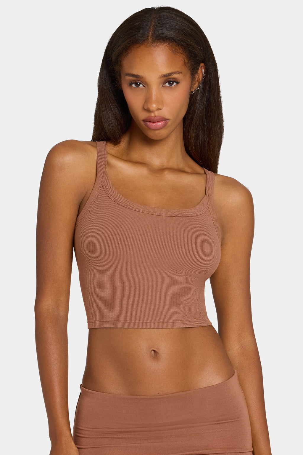 Chic ButterCloud Tank Top in Cocoa