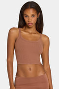 Chic ButterCloud Tank Top in Cocoa